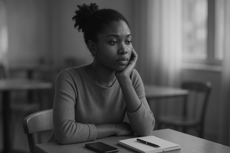 contemplative moment in sunlit café 001